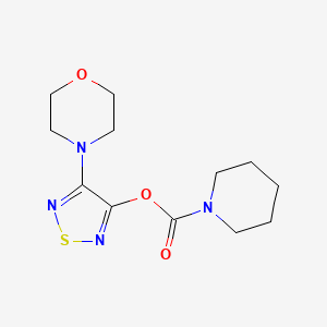 4-Morpholino-1,2,5-thiadiazol-3-yl piperidine-1-carboxylate