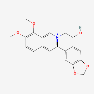 molecular formula C20H18NO5+ B1212728 Berberastine CAS No. 2435-73-6