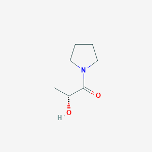 molecular formula C7H13NO2 B121273 (2R)-1-oxo-1-pyrrolidinylpropane-2-ol CAS No. 151670-13-2