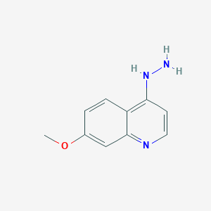 molecular formula C10H11N3O B12127322 4-Hydrazinyl-7-methoxyquinoline 