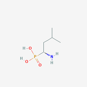 molecular formula C5H14NO3P B1212734 Leucine Phosphonic Acid CAS No. 88081-77-0