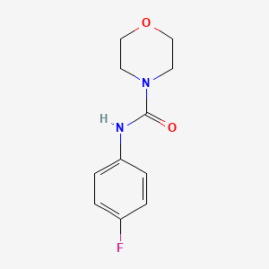 4-Morpholinecarboxamide, N-(4-fluorophenyl)-