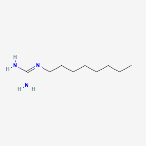 molecular formula C9H21N3 B1212739 Octylguanidine CAS No. 3038-42-4