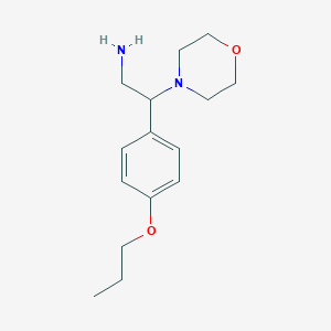 4-Morpholineethanamine, beta-(4-propoxyphenyl)-