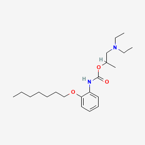 molecular formula C21H36N2O3 B1212749 卡比索辛 CAS No. 76629-87-3