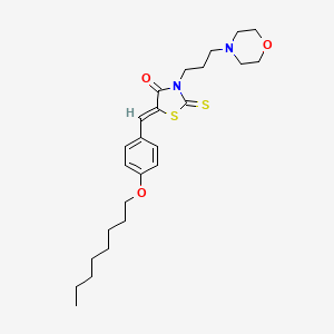 molecular formula C25H36N2O3S2 B12127529 C25H36N2O3S2 