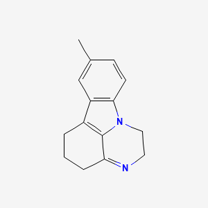 molecular formula C15H16N2 B1212764 Dehydropirlindole CAS No. 75804-32-9