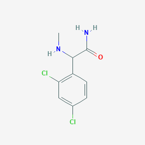 2-(2,4-Dichlorophenyl)-2-(methylamino)acetamide