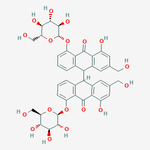 molecular formula C42H42O18 B1212767 Edadg CAS No. 99520-79-3