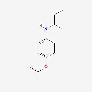 molecular formula C13H21NO B12127733 N-(Butan-2-yl)-4-(propan-2-yloxy)aniline 