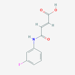 molecular formula C10H8INO3 B12127758 (2E)-4-[(3-iodophenyl)amino]-4-oxobut-2-enoic acid 