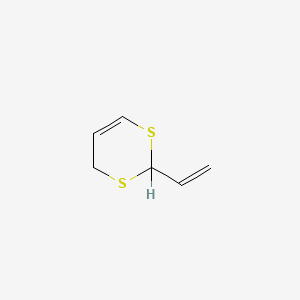 molecular formula C6H8S2 B1212779 2-Vinyl-4H-1,3-dithiine CAS No. 80028-57-5