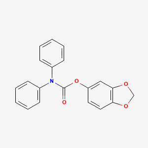 2H-1,3-benzodioxol-5-yl N,N-diphenylcarbamate