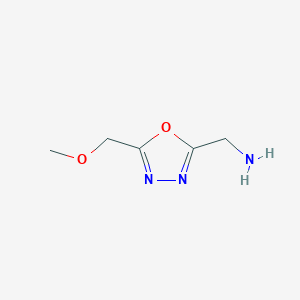 (5-(Methoxymethyl)-1,3,4-oxadiazol-2-yl)methanamine