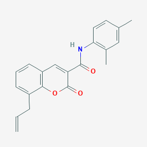 N-(2,4-dimethylphenyl)-2-oxo-8-(prop-2-en-1-yl)-2H-chromene-3-carboxamide