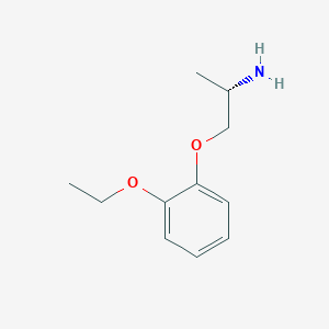 molecular formula C11H17NO2 B12127971 2-(2-Ethoxy-phenoxy)-1-methyl-ethylamine 