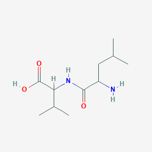 molecular formula C11H22N2O3 B012128 亮缬氨酸 CAS No. 100758-58-5