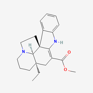 molecular formula C21H26N2O2 B1212815 (+)-Vincadifformine 