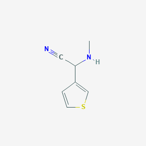 3-Thiopheneacetonitrile, alpha-(methylamino)-