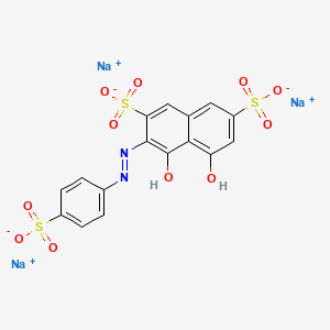 molecular formula C16H9N2Na3O11S3 B1212820 Spadns CAS No. 23647-14-5
