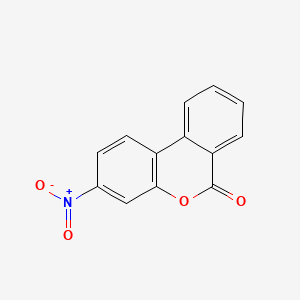 B1212822 3-Nitro-6H-benzo[c]chromen-6-one CAS No. 6638-64-8