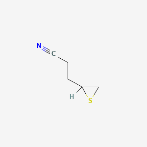 B1212828 Thiiranepropanenitrile CAS No. 54096-45-6
