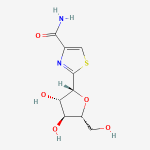 B1212829 2beta-Arabinofuranosylthiazole-4-carboxamide CAS No. 92952-33-5