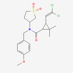 molecular formula C20H25Cl2NO4S B12128291 C20H25Cl2NO4S 