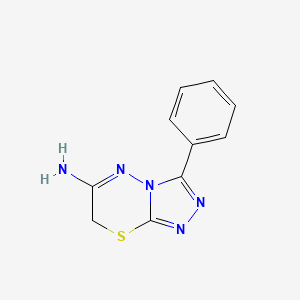 3-phenyl-7H-[1,2,4]triazolo[3,4-b][1,3,4]thiadiazin-6-amine