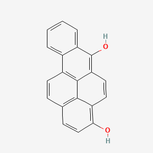 molecular formula C20H12O2 B1212835 苯并(a)芘-3,6-二醇 CAS No. 63148-10-7