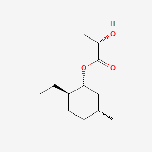 molecular formula C13H24O3 B1212839 丙酸，2-羟基-，(1R,2S,5R)-5-甲基-2-(1-甲基乙基)环己基酯，(2S)- CAS No. 61597-98-6