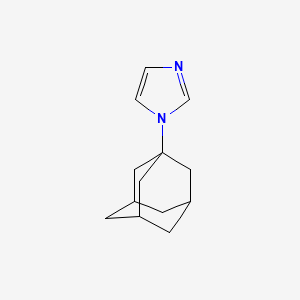 molecular formula C13H18N2 B1212841 1-(1-Adamantyl)imidazole CAS No. 69380-11-6