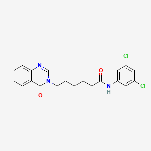 N-(3,5-dichlorophenyl)-6-(4-oxoquinazolin-3(4H)-yl)hexanamide