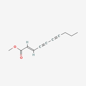 molecular formula C11H12O2 B1212863 Lachnophyllum ester CAS No. 505-01-1