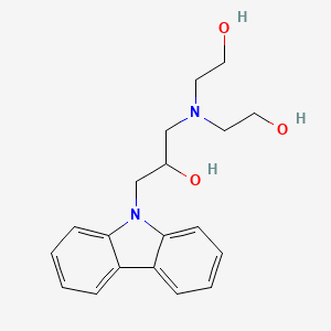 1-[bis(2-hydroxyethyl)amino]-3-(9H-carbazol-9-yl)propan-2-ol