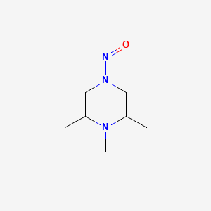 molecular formula C7H15N3O B1212878 1,2,6-Trimethyl-4-nitrosopiperazine CAS No. 75881-18-4