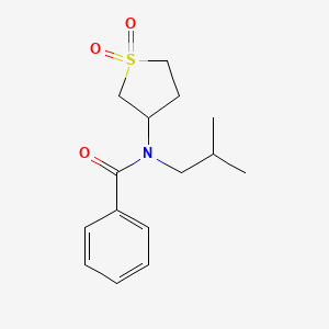 N-(1,1-dioxo-1lambda6-thiolan-3-yl)-N-(2-methylpropyl)benzamide