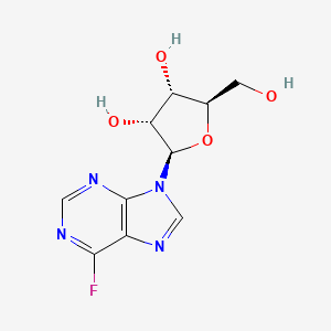 molecular formula C10H11FN4O4 B1212892 6-Fluoro-9-beta-d-ribofuranosylpurine CAS No. 24784-69-8