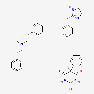 molecular formula C39H45N5O3 B1212909 SR 82 Tablets CAS No. 85099-49-6