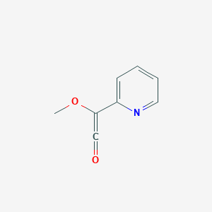 molecular formula C8H7NO2 B121291 2-Methoxy-2-(2-pyridinyl)ethenone CAS No. 150176-09-3