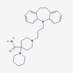 molecular formula C28H38N4O B1212915 Carpipramine CAS No. 5942-95-0