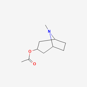 molecular formula C10H17NO2 B1212920 Acetylpseudotropine CAS No. 3423-26-5