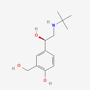 molecular formula C13H21NO3 B1212921 Levalbuterol CAS No. 34391-04-3