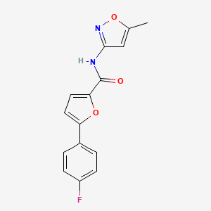 5-(4-fluorophenyl)-N-(5-methyl-1,2-oxazol-3-yl)furan-2-carboxamide