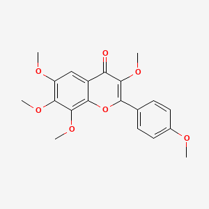 molecular formula C20H20O7 B1212929 Auranetin CAS No. 522-16-7