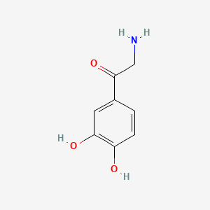 molecular formula C8H9NO3 B1212930 Arterenone CAS No. 499-61-6