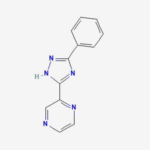 2-(5-phenyl-1H-1,2,4-triazol-3-yl)pyrazine