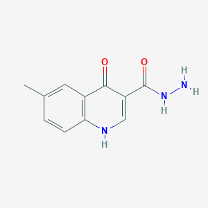 4-Hydroxy-6-methylquinoline-3-carbohydrazide