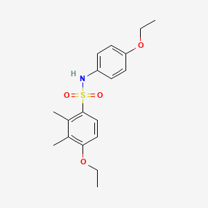 [(4-Ethoxy-2,3-dimethylphenyl)sulfonyl](4-ethoxyphenyl)amine