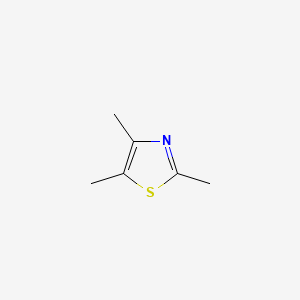 molecular formula C6H9NS B1212947 2,4,5-Trimethylthiazole CAS No. 13623-11-5